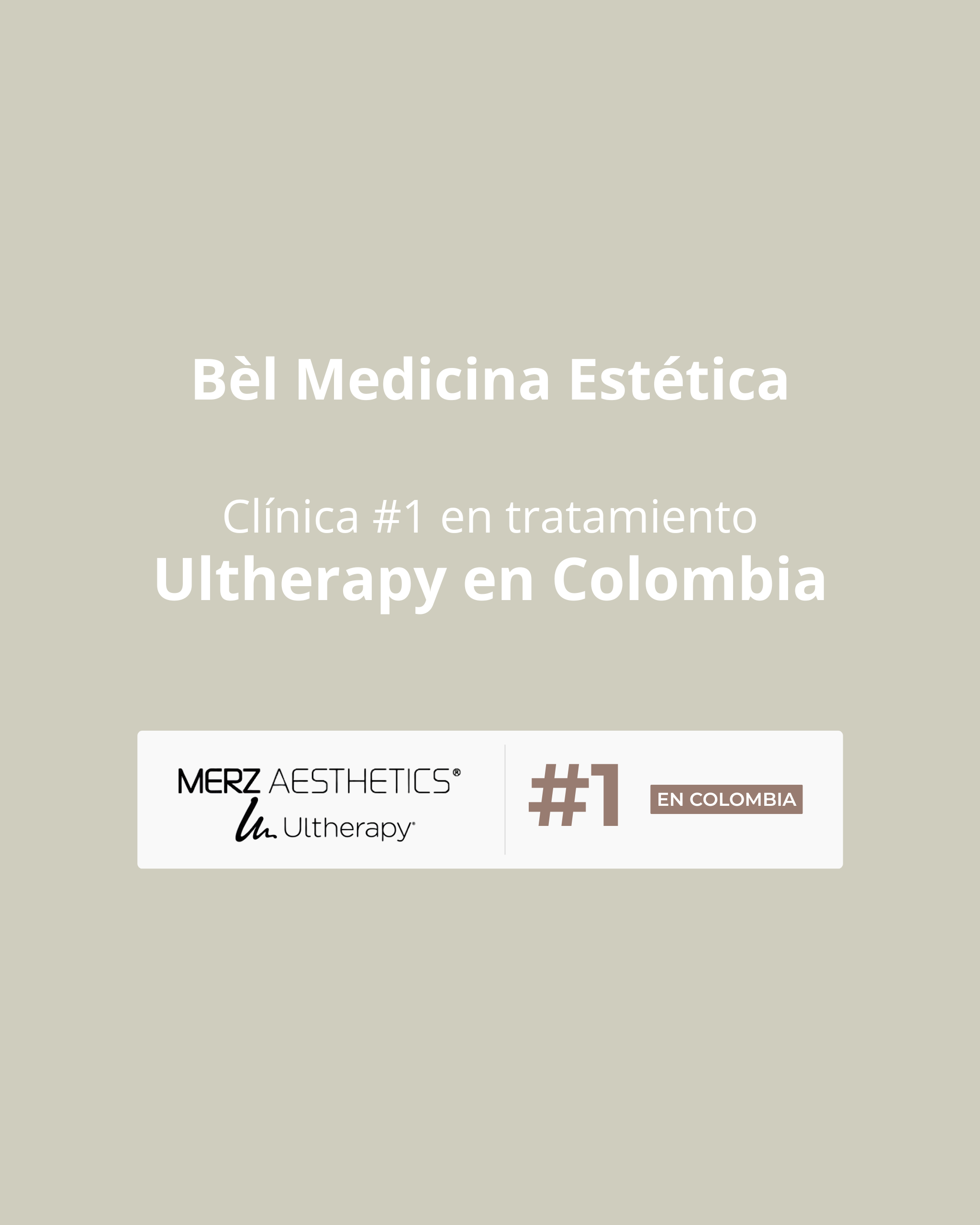 Clínica #1 en tratamiento Ultherapy